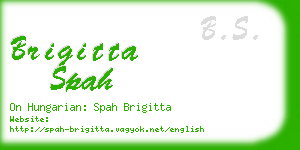 brigitta spah business card